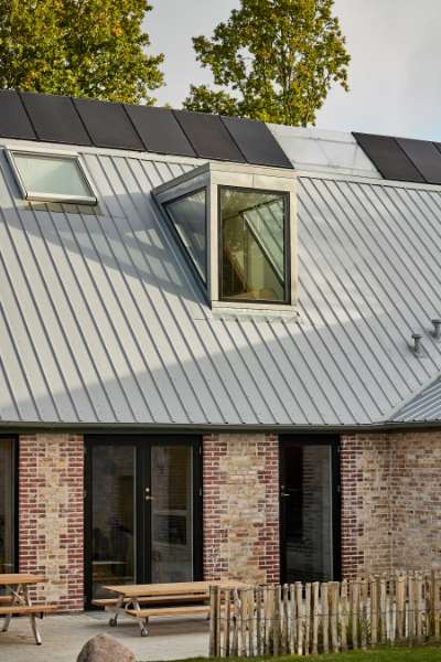 Steel, wood and recycled brick make Gladsaxe kindergartens CO2-neutral, Børnehuset Egedammen, Klausdalsbrovej 195, 2860 Søborg